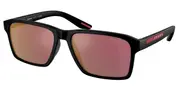 Prada Linea Rossa PS05YS 1BO10A Men's Sunglasses Black Size 58