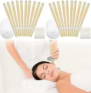Beeswax Ear Candles Wax Removal, Natural Ear Wax Candles for Ear Candling Wax Removal Kit, Ear Candles for Ear Cleaning,Ear Removal Kit for Adults Contains 3 Types Ear Cleaner Tools (20PCS)