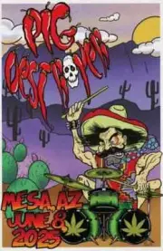 Poster 06-08-2025 Mesa, AZ Pig Destroyer, PA Poster -Wall Decor