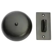 Plain Mechanical Turn Bell Set, Matte Black