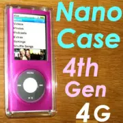 BELKIN 4th 4G gen Apple IPOD Nano Hard Case ~Aluminum Acrylic Shell~F8Z381 PNK