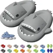 Jfxgjuv Sharky Chanclas Originales, Sharky Chanclas, Sandalias Shark, Original Shark Slides Non Slip Cloud Pillow Slippers Shark Slippers Sandals for Men Women Kids