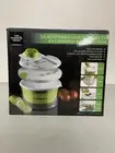Sharper Image 5-in-1 Salad Spinner, Mandoline Slicer Serve & Store 5 Qt Bowl NEW