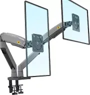 Dual Monitor Desk Mount Stand Full Motion Swivel Computer Monitor Arm Fits 2 Scr