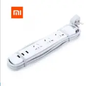Xiaomi Power Strip 2.1A Fast Charging 3 USB Extension Socket Plug 6 Outlets