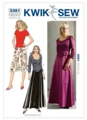 Kwik Sew Sewing Pattern 3381 Misses Tops and Skirts Size XS-XL