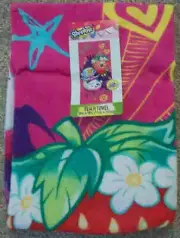 Shopkins "Sneaky" 100% Cotton Beach Towel 28" x 58" - Save on 2+