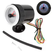 2" 52mm Blue Light Tachometer Tach Gauge for Auto Car with Holder Cup 8000RPM US