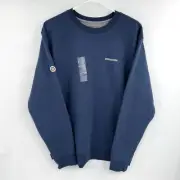 Patagonia Fitz Roy Icon Uprisal Crew Sweatshirt Mens L Womens XL Lagom Blue NWT