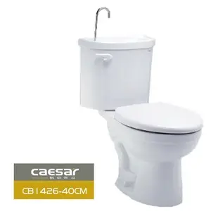 [特價]【凱撒CAESAR】 翡冷翠系列 省水馬桶(附洗手器) 管距-40CM