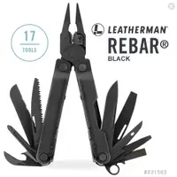 在飛比找PChome24h購物優惠-LEATHERMAN REBAR 工具鉗-軍事黑