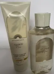 2 PCS SET BATH & BODY WORKS CLOUD NINE BODY CREAM & SHOWER GEL NEW