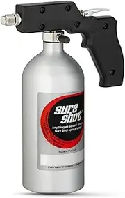 Sure Shot M2400 Anodized Aluminum Sprayer with Adjustable Nozzle (FINISHES: Black or Silve