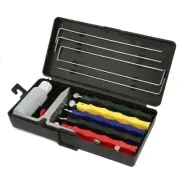 Professional Knife Sharpener Set, Knife Sharpening System with Flxed Angle Kn...