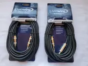 Livewire 20 FT 1/4" TRS Male to 1/4" TRS Male Cables