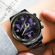 Melbourne Storm NRL Personalized Black Hand Watch Gift For Fans