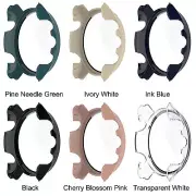 For Garmin Forerunner 255 / 255S Watch Protective Cover PC + Tempered Film Cases