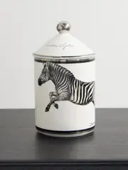 [Dolce & Gabbana] Dolce & Gabbana - Lychee And Mulberry Scented Candle, 340g - Zebra print - One size One size Animal print
