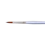 Jasart Round Size 7 Paint Brush Needle-Fine Point Oil/Watercolour Red Sable