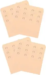 [LIFKOME] 4pcs Bra Strap Extension Hooks Bra Extender Strap Hooks for Women Seamless Comfortable 3 Rows of