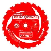 NEW Diablo 7-1/4" 24-Teeth Demo Demon Framing/Demolition Saw Blade D0724D ~Fr.Sh