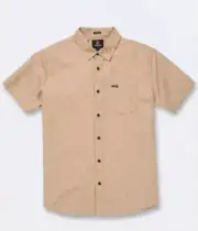 Volcom Gaffen Short Sleeve Shirt | Khaki