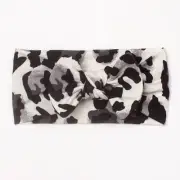 Leopard Print Baby Headbands for Girls Hair Accessories Bow Hairband Turban for