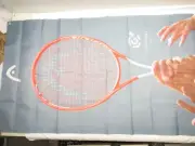 HEAD "GRAPHENE RADICAL" IN-STORE DISPLAY HANGING BANNER. PROMO ITEM ~71" X ~32"