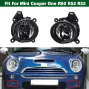 2PCS Left & Right Front Bumper Fog Lights Lamp For Mini Cooper One R50 R52 R53 (for: Mini)