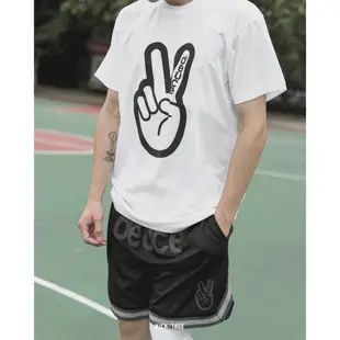 Deuce Brand Peace Tee 黑色 白色 灰色 大塗鴉LOGO 運動 訓練 短T【DE003】