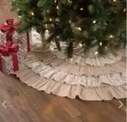 Carol Tree Skirt 55" by VHC Brands NEW