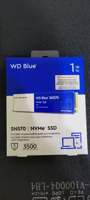 在飛比找Yahoo!奇摩拍賣優惠-【全新未拆封】WD威騰 SN570 1TB 藍標 TLC M