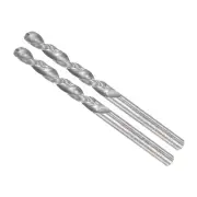 3.1mm YG6X Tungsten Carbide Left Hand Straight Shank Twist Drill Bits 2-Pieces