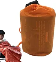 Blankets Survival Bags,Survival Waterproof Sleeping Bag Bivy Sack | Thermal Compact Portable Survival Shelter Outdoor Supplies for Travel & Hiking