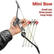 Mini Recurve Bow Portable Powerful Bow and Arrow Detachable Archery