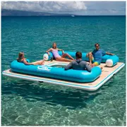California Boat Company Inflatable Water Lounge 3.5M x 3.5M x 15.2cm