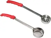 Luxshiny Pizza Sauce Spoon Set of Stainless Steel Long-Handled Ladle for Pasta Soup Serving Portion Control Ounce