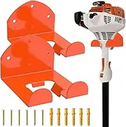Fixirons 2 Pack Garage Organizer Trimmer Rack - Heavy Duty Weed Eater Hanger for Grass, Hedge, and Garden Power Tools