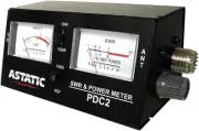 Astatic (302-PDC2) Swr/Rf/Field Strength Test Meter,Black