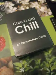 Convo And Chill 50 Conversation Starter Cards Game Night Card Date NEW SEALED