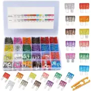 250Pcs Blade Fuse Assortment Kit Standard Mini Size for Car/RV/Truck/Motorcycle