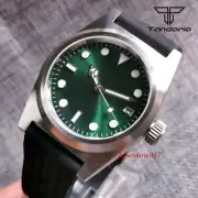 Diver Mod Japan NH35A PT5000 38MM Diver Sunburst Green Automatic Men Watch