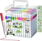 Coloring Markers for Kids | Colored Markers Pack - No Smudging Bold Long-Lasting Fun Painting Pen for School Classroom Travel Easter Stuffers
