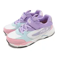 在飛比找Yahoo奇摩購物中心優惠-Fila 慢跑鞋 J405X 大童鞋 女鞋 紫 粉色 路跑 