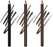 Eye Liner Pen, Sharpenable Eyeliner Pencil, Double Ended Makeup Tool, Long Lasting Formula, Easy Glide Application, Home School Travel Use, Cosmetic Pencil, 5.9