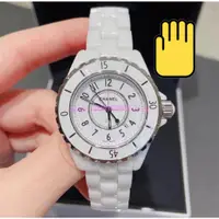 在飛比找蝦皮購物優惠-二手特價 CHANEL 香奈兒 J12 系列 白陶瓷 腕錶/