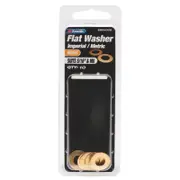 Zenith 5/16" M8 Solid Brass Flat Washer - 10 Pack