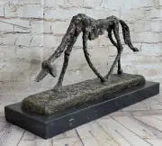 Bronze Abstract Surrealism Modern Art Dog Sculpture Statue Figurative Decor