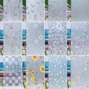 Colorful Electrostatic Frosted Window Stickers Anti-glare Glass Privacy Film