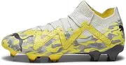 [PUMA] Men's Future Ultimate Firm GroundArtificial Ground Soccer Cleats Cleated, Firm Ground, Sedate Gray-Asphalt-Yellow
